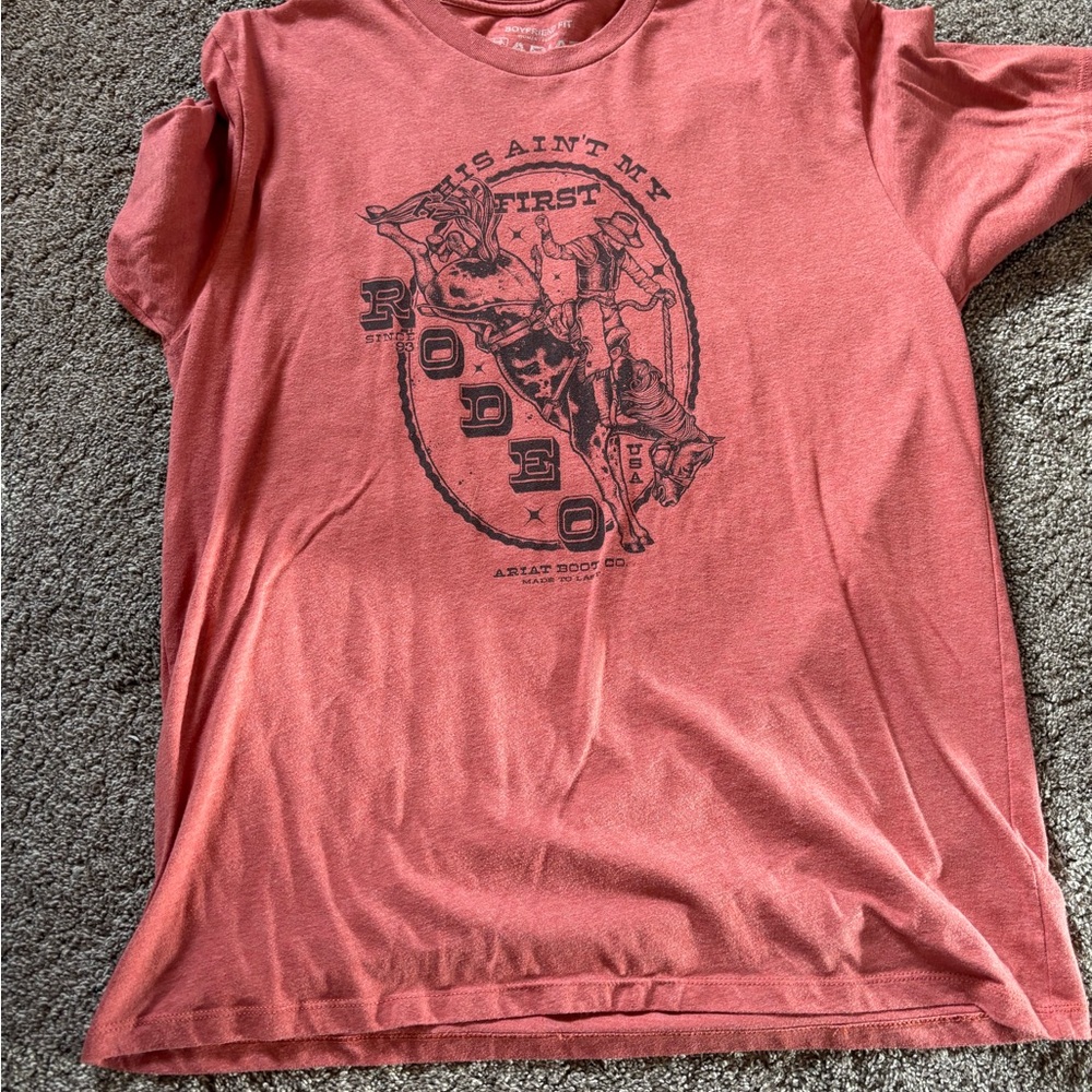 Ariat Women's Red Boyfriend Fit T-Shirt